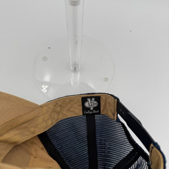 47 Brand Penn State Nittany Lions Trucker Hat Tan Navy Snapback College Vault - Picture 7 of 7